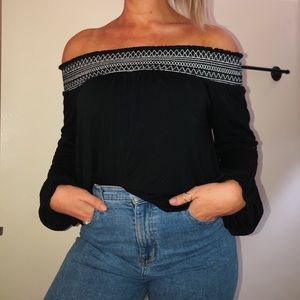 Off the shoulder top